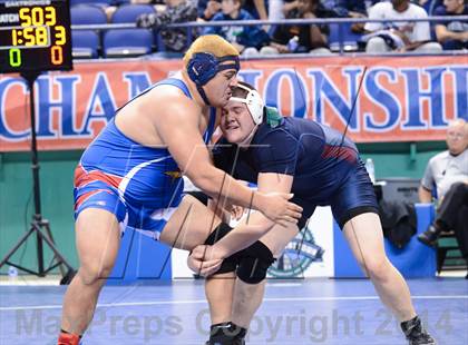 Thumbnail 1 in NCHSAA Individual Wrestling 2A Semifinals photogallery.