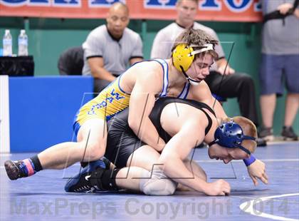 Thumbnail 2 in NCHSAA Individual Wrestling 2A Semifinals photogallery.