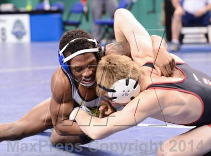 Thumbnail 1 in NCHSAA Individual Wrestling 2A Semifinals photogallery.
