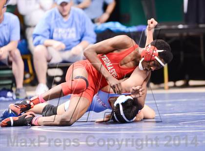 Thumbnail 1 in NCHSAA Individual Wrestling 2A Semifinals photogallery.