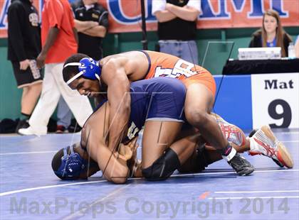 Thumbnail 2 in NCHSAA Individual Wrestling 2A Semifinals photogallery.