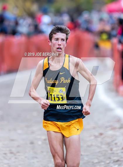 Thumbnail 1 in CIF State Cross Country Championships (Boys D2 Race) photogallery.