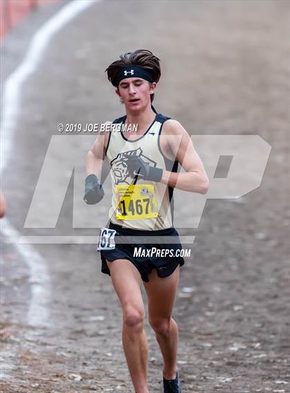 Thumbnail 2 in CIF State Cross Country Championships (Boys D2 Race) photogallery.