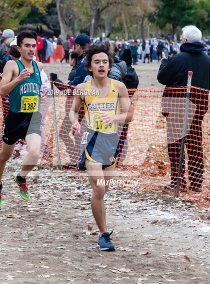 Thumbnail 2 in CIF State Cross Country Championships (Boys D2 Race) photogallery.