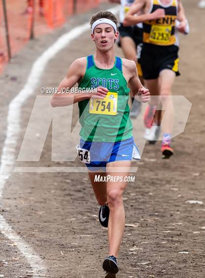 Thumbnail 2 in CIF State Cross Country Championships (Boys D2 Race) photogallery.