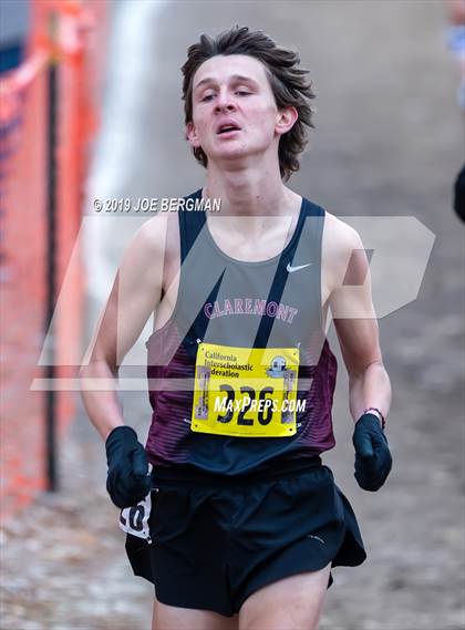 Thumbnail 1 in CIF State Cross Country Championships (Boys D2 Race) photogallery.