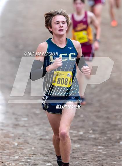 Thumbnail 1 in CIF State Cross Country Championships (Boys D2 Race) photogallery.