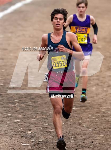Thumbnail 2 in CIF State Cross Country Championships (Boys D2 Race) photogallery.