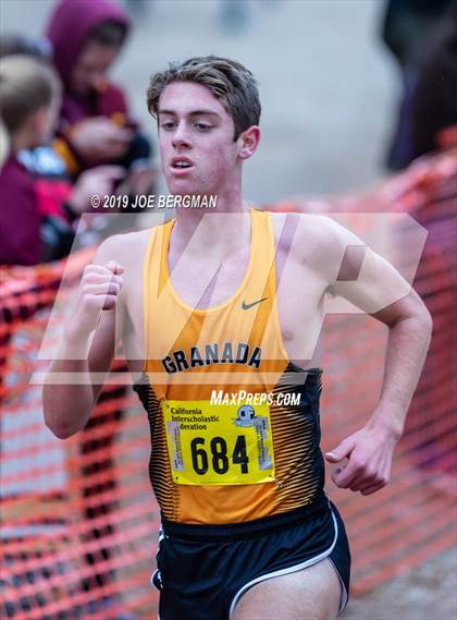 Thumbnail 1 in CIF State Cross Country Championships (Boys D2 Race) photogallery.