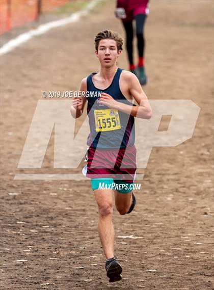 Thumbnail 2 in CIF State Cross Country Championships (Boys D2 Race) photogallery.