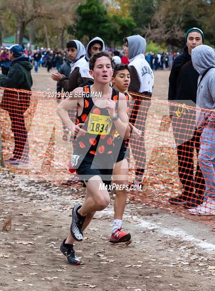 Thumbnail 2 in CIF State Cross Country Championships (Boys D2 Race) photogallery.