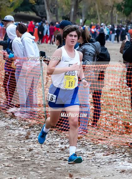 Thumbnail 1 in CIF State Cross Country Championships (Boys D2 Race) photogallery.