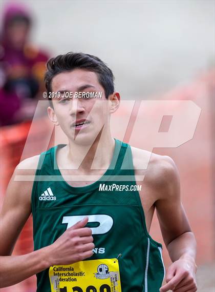 Thumbnail 1 in CIF State Cross Country Championships (Boys D2 Race) photogallery.