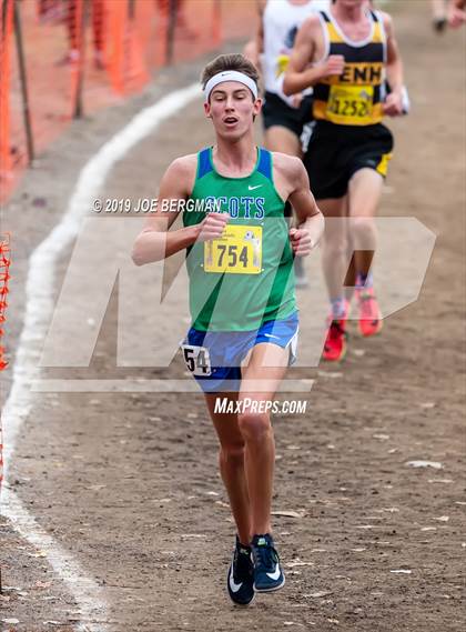 Thumbnail 1 in CIF State Cross Country Championships (Boys D2 Race) photogallery.