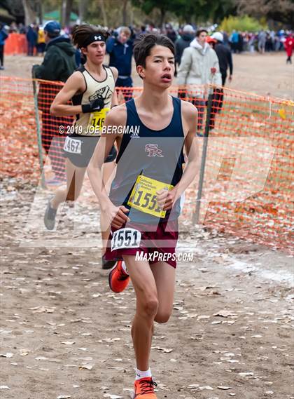 Thumbnail 1 in CIF State Cross Country Championships (Boys D2 Race) photogallery.