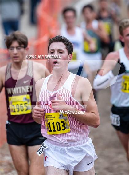 Thumbnail 3 in CIF State Cross Country Championships (Boys D2 Race) photogallery.