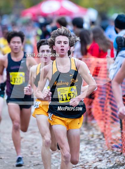 Thumbnail 3 in CIF State Cross Country Championships (Boys D2 Race) photogallery.