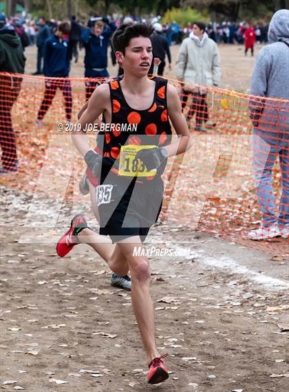 Thumbnail 2 in CIF State Cross Country Championships (Boys D2 Race) photogallery.