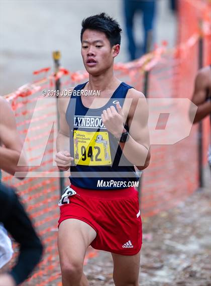 Thumbnail 1 in CIF State Cross Country Championships (Boys D2 Race) photogallery.