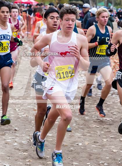 Thumbnail 3 in CIF State Cross Country Championships (Boys D2 Race) photogallery.