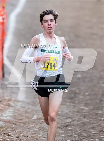 Thumbnail 3 in CIF State Cross Country Championships (Boys D2 Race) photogallery.