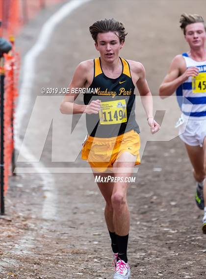 Thumbnail 2 in CIF State Cross Country Championships (Boys D2 Race) photogallery.