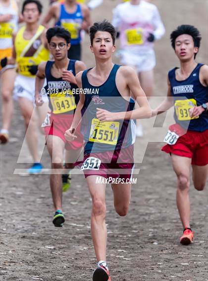 Thumbnail 2 in CIF State Cross Country Championships (Boys D2 Race) photogallery.