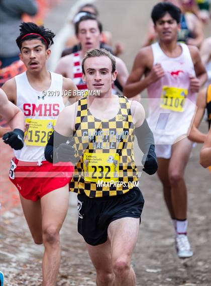 Thumbnail 1 in CIF State Cross Country Championships (Boys D2 Race) photogallery.