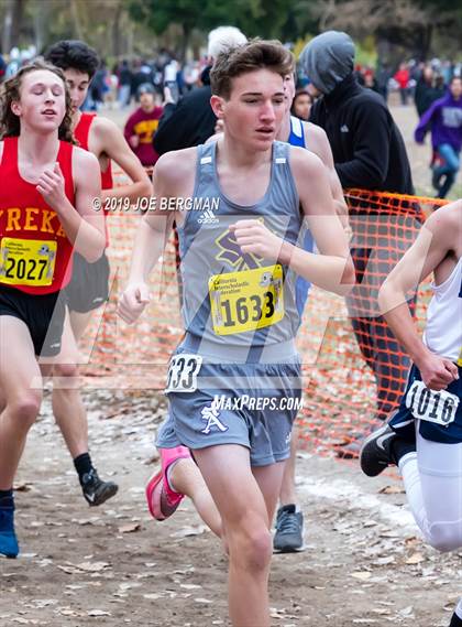 Thumbnail 3 in CIF State Cross Country Championships (Boys D2 Race) photogallery.