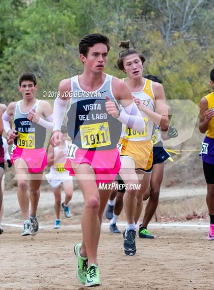 Thumbnail 1 in CIF State Cross Country Championships (Boys D2 Race) photogallery.