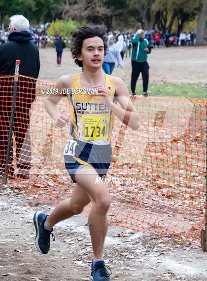 Thumbnail 1 in CIF State Cross Country Championships (Boys D2 Race) photogallery.