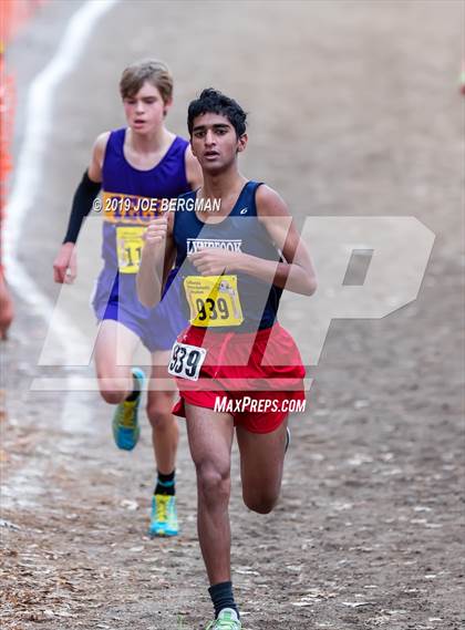 Thumbnail 1 in CIF State Cross Country Championships (Boys D2 Race) photogallery.