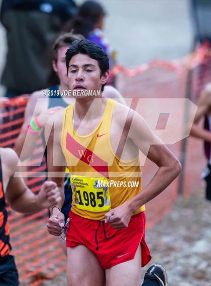 Thumbnail 2 in CIF State Cross Country Championships (Boys D2 Race) photogallery.