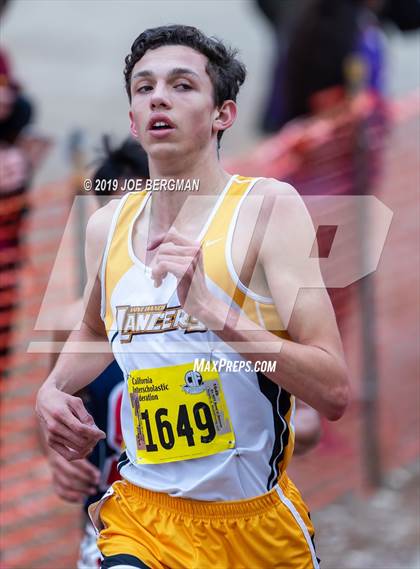 Thumbnail 2 in CIF State Cross Country Championships (Boys D2 Race) photogallery.