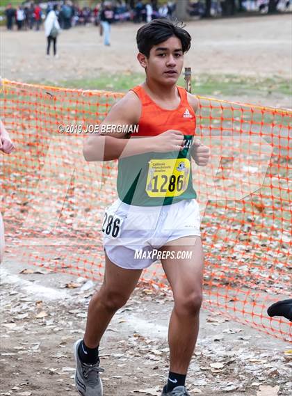 Thumbnail 1 in CIF State Cross Country Championships (Boys D2 Race) photogallery.
