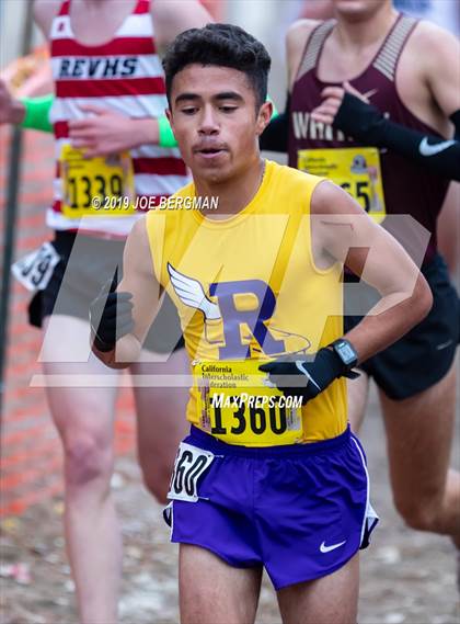 Thumbnail 1 in CIF State Cross Country Championships (Boys D2 Race) photogallery.
