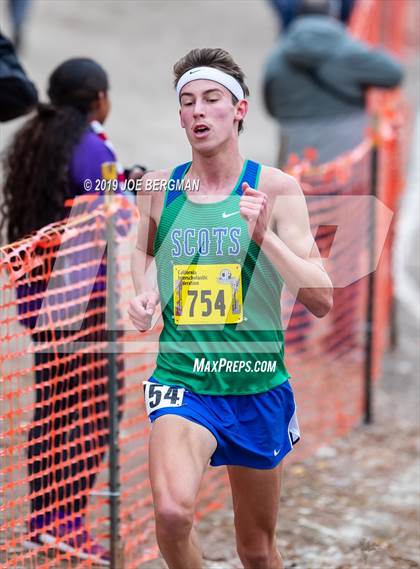 Thumbnail 1 in CIF State Cross Country Championships (Boys D2 Race) photogallery.