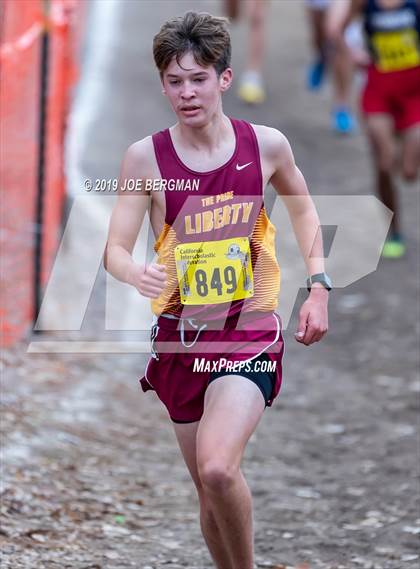 Thumbnail 3 in CIF State Cross Country Championships (Boys D2 Race) photogallery.