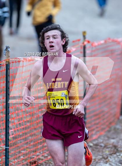 Thumbnail 1 in CIF State Cross Country Championships (Boys D2 Race) photogallery.