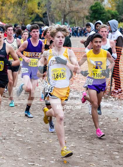 Thumbnail 2 in CIF State Cross Country Championships (Boys D2 Race) photogallery.