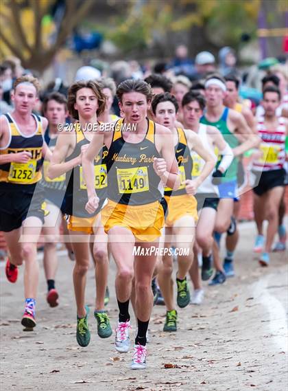 Thumbnail 3 in CIF State Cross Country Championships (Boys D2 Race) photogallery.