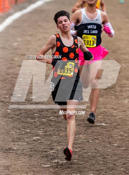 Thumbnail 1 in CIF State Cross Country Championships (Boys D2 Race) photogallery.