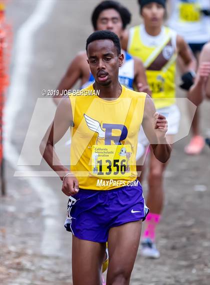Thumbnail 1 in CIF State Cross Country Championships (Boys D2 Race) photogallery.