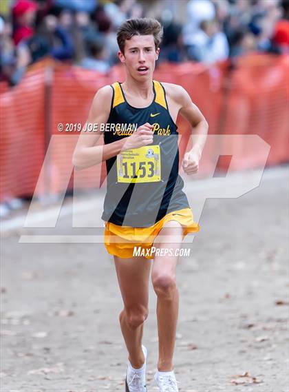 Thumbnail 1 in CIF State Cross Country Championships (Boys D2 Race) photogallery.