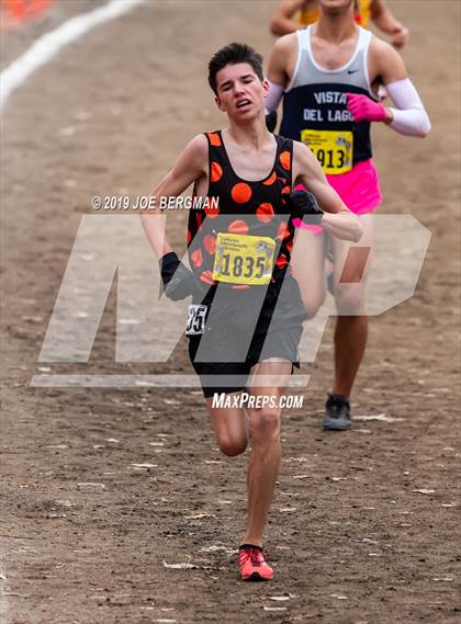 Thumbnail 2 in CIF State Cross Country Championships (Boys D2 Race) photogallery.