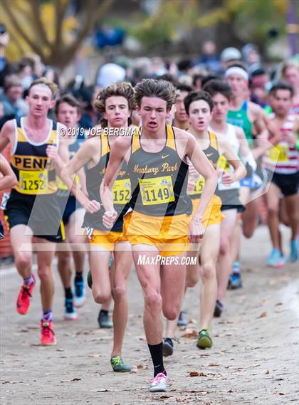 Thumbnail 2 in CIF State Cross Country Championships (Boys D2 Race) photogallery.