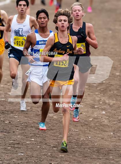 Thumbnail 1 in CIF State Cross Country Championships (Boys D2 Race) photogallery.