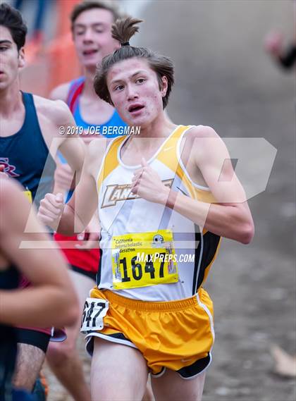Thumbnail 1 in CIF State Cross Country Championships (Boys D2 Race) photogallery.
