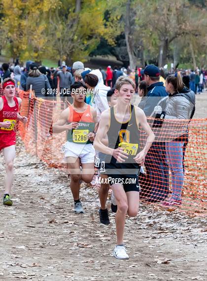 Thumbnail 1 in CIF State Cross Country Championships (Boys D2 Race) photogallery.