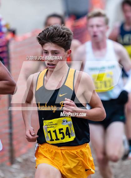 Thumbnail 2 in CIF State Cross Country Championships (Boys D2 Race) photogallery.